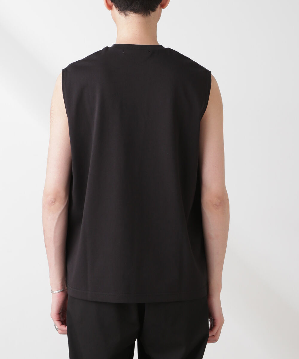 nano･universe「クールタッチ プレーティング天竺 ノースリーブ」|Tシャツ・カットソー|