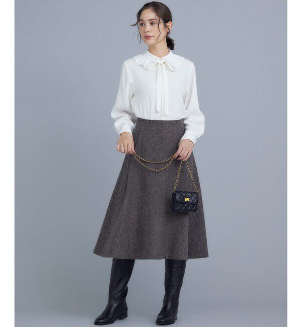 組曲「シックツイード フレアスカート」|スカート|
