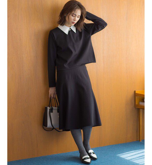 組曲「【WEB限定】ELENA襟付き セットアップワンピ」|スーツ|