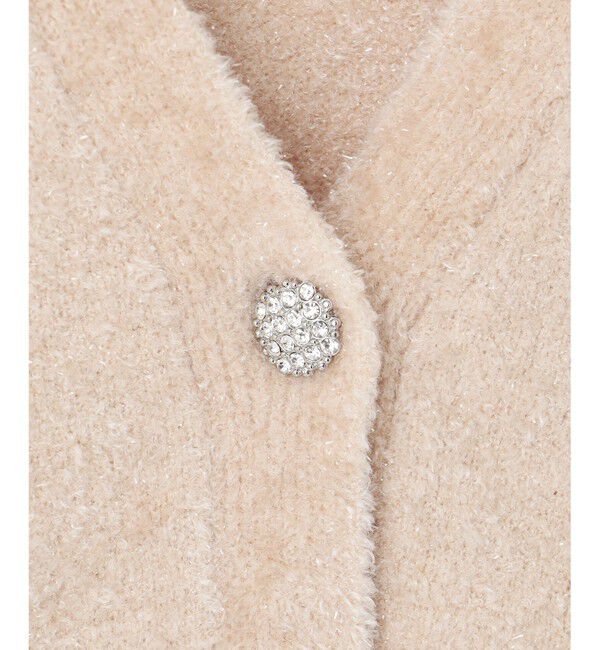 23区「【APPLAUDIR】ファンシーボレロ ビジューボタン Vネックカーディガン」|カーディガン|