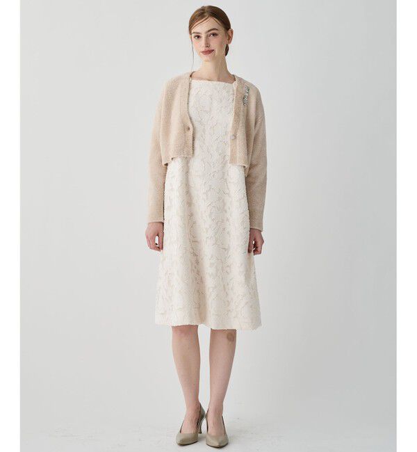 23区「【APPLAUDIR】ファンシーボレロ ビジューボタン Vネックカーディガン」|カーディガン|