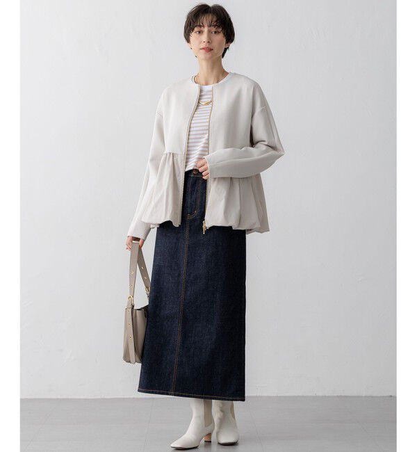 23区「【洗える】コットンエアーバルーン ライトアウター」|その他|