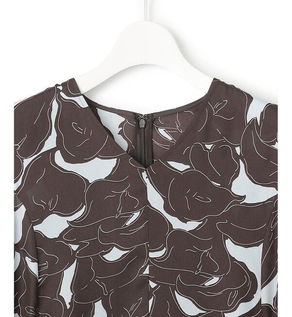 23区「【洗える】Ratti フラワーアートプリント ワンピース」|ワンピース|