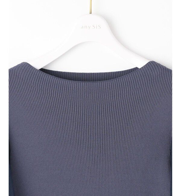 any SiS「【洗える】チュールスリーブ ニット」|ニット・セーター|