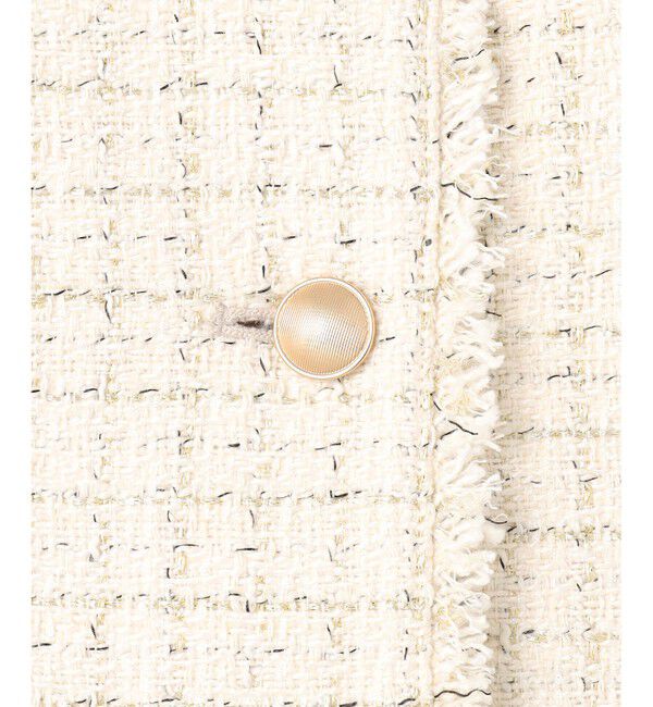 ANY SIS「ファンシーツイードペプラム ジレ」|その他|