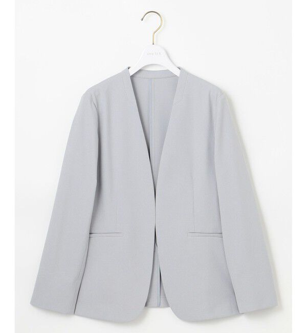 ANY SIS「【UVカット・接触冷感・吸水速乾】スマートビューティストレッチ ノーカラージャケット」|ノーカラージャケット|