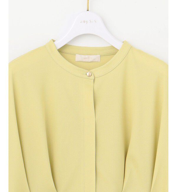 ANY SIS「【洗える】カナパジャージー ブラウス」|シャツ・ブラウス|