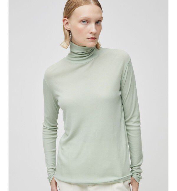 BEIGE,「SORE / ハイネックカットソー」|Tシャツ・カットソー|Sage