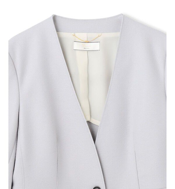 BEIGE,「【L-size】CORBY / ノーカラージャケット」|ノーカラージャケット|