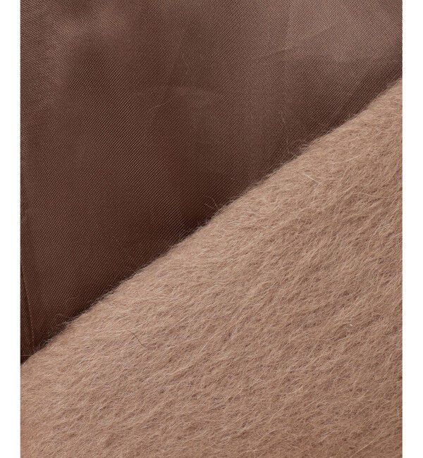 BEIGE,「【WEB限定】EMERAUDE / ファージャケット」|ノーカラージャケット|