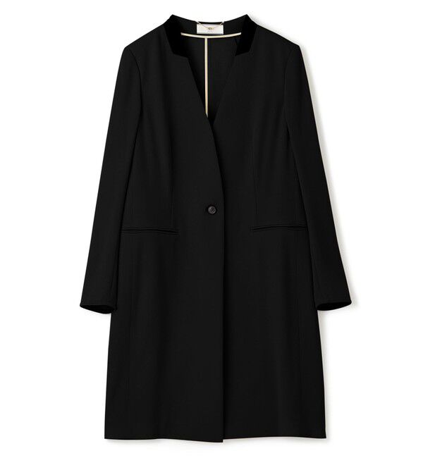 BEIGE,「CINDY / ノーカラーロングジャケット」|ノーカラージャケット|