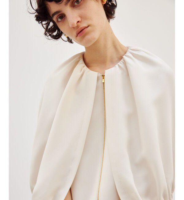 BEIGE,「【洗える】REIBAUD / ノーカラージャケット」|ノーカラージャケット|