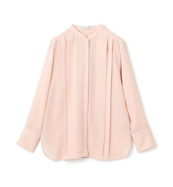 BEIGE,「【洗える】STOW / フロントタックブラウス」|シャツ・ブラウス|