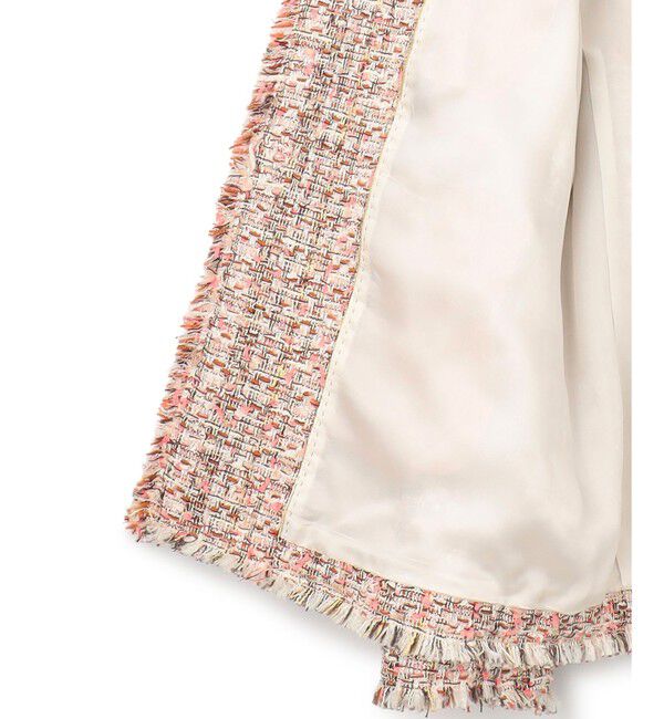 BEIGE,「【Oggi 4月号掲載】TEASEL / オーバーサイズツイードジャケット」|ノーカラージャケット|