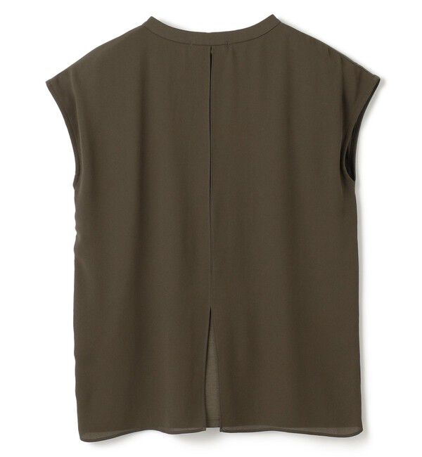 BEIGE,「【WEB限定・洗える】MELISSA / バックシフォンスキッパー半袖トップス」|Tシャツ・カットソー|