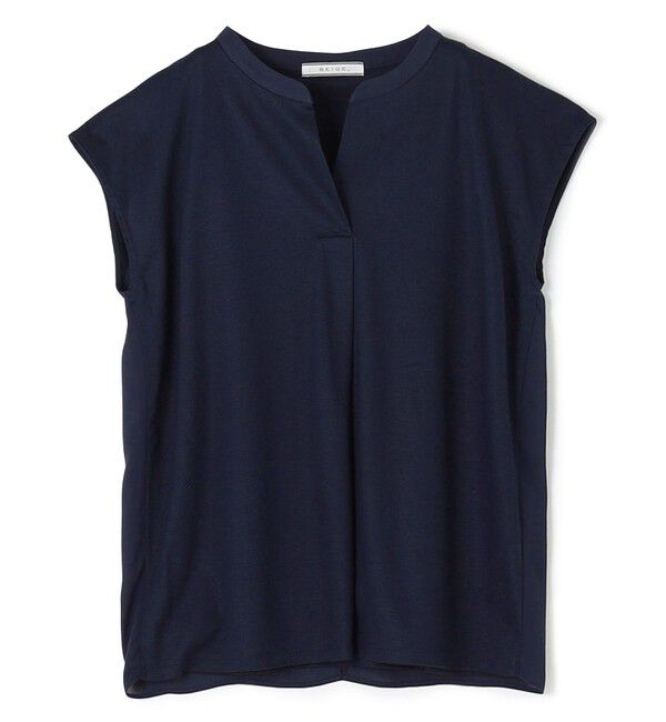 BEIGE,「【WEB限定・洗える】MELISSA / バックシフォンスキッパー半袖トップス」|Tシャツ・カットソー|