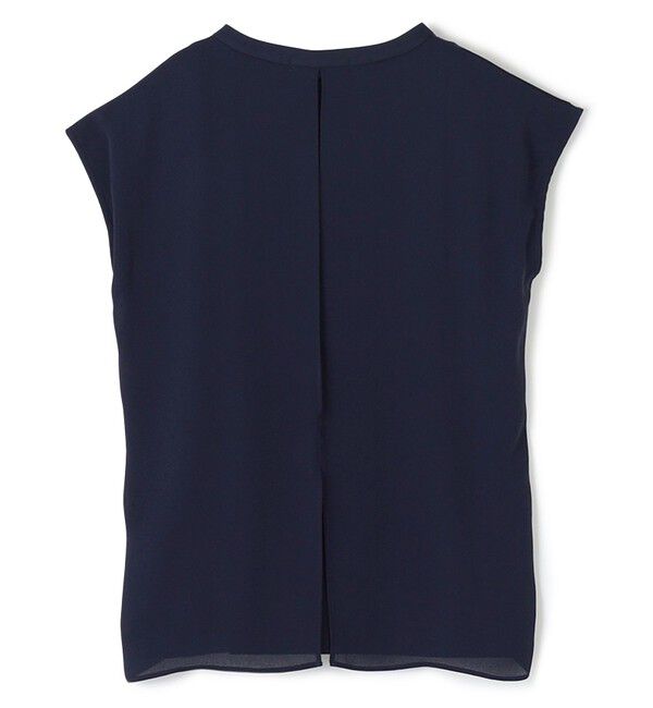 BEIGE,「【WEB限定・洗える】MELISSA / バックシフォンスキッパー半袖トップス」|Tシャツ・カットソー|