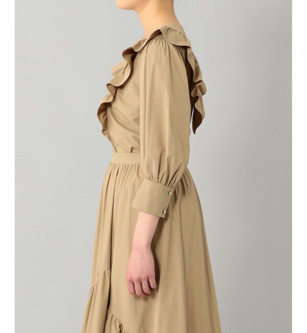  「フレア切替Vネックブラウス」|シャツ・ブラウス|