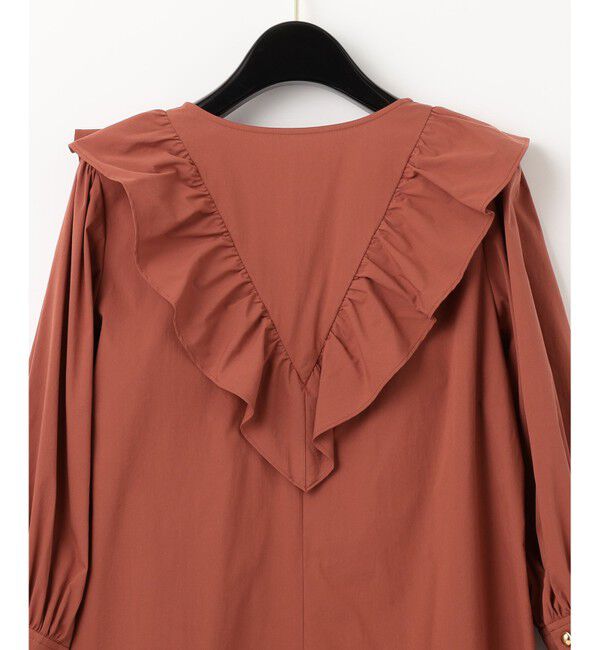  「フレア切替Vネックブラウス」|シャツ・ブラウス|