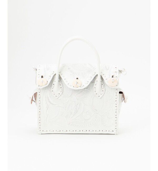 Carving Tribes「Maestra S」|ハンドバッグ|ホワイト