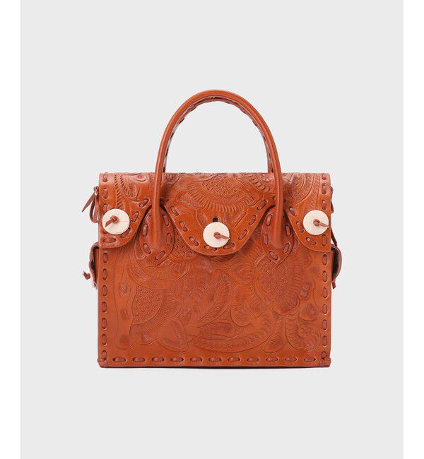 Carving Tribes「Maestra S」|ハンドバッグ|ハニー