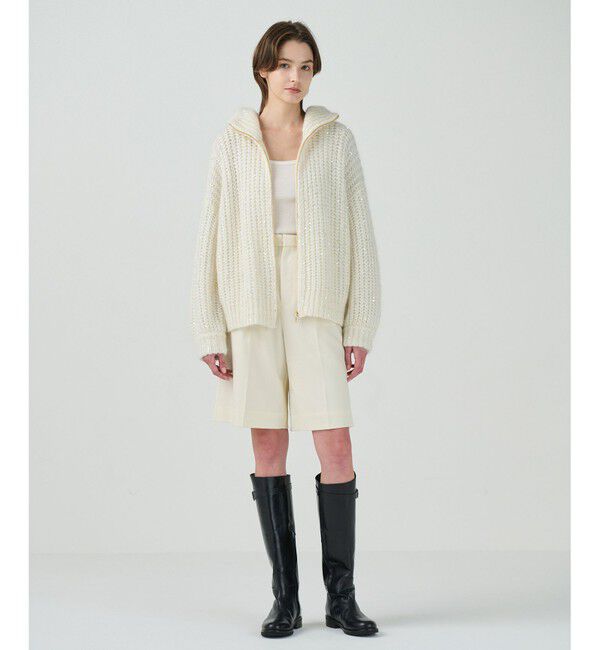 Grace Class「スパンコールニットブルゾン」|ブルゾン・スタジャン|キナリ