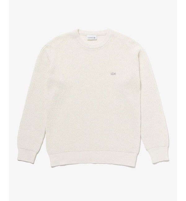 LACOSTE「ワッフルニットセーター」|ニット・セーター|