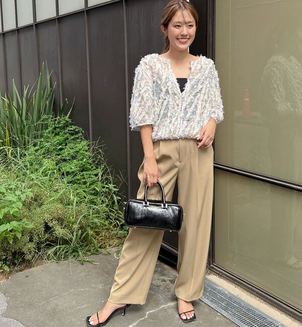 NOLLEY'S sophi「ウォッシャブルドライストレッチツイルワイドパンツ」|その他|