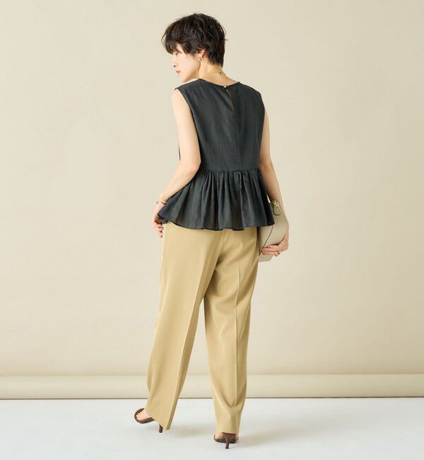 NOLLEY'S sophi「ウォッシャブルドライストレッチツイルワイドパンツ」|その他|