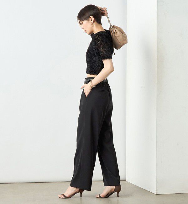 NOLLEY'S sophi「ウォッシャブルドライストレッチツイルワイドパンツ」|その他|