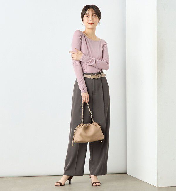 NOLLEY'S sophi「ウォッシャブルドライストレッチツイルワイドパンツ」|その他|