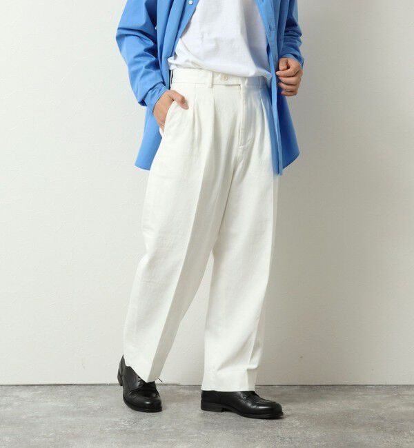 WORK ABOUT「NSOK デニム2タックワイドパンツ 25SS」|デニム|