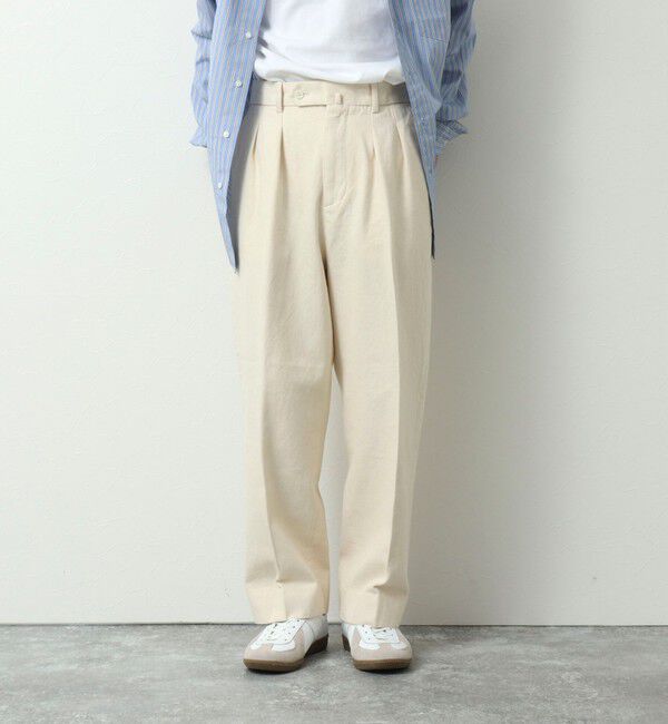 WORK ABOUT「NSOK デニム2タックワイドパンツ 25SS」|デニム|