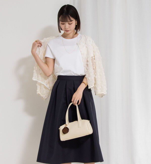 NOLLEY'S「ウォッシャブルチュール刺繍羽織ブラウス」|シャツ・ブラウス|