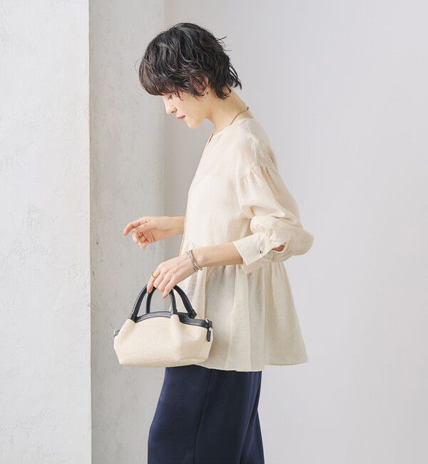 NOLLEY'S「シアーシルクペプラムブラウス」|シャツ・ブラウス|