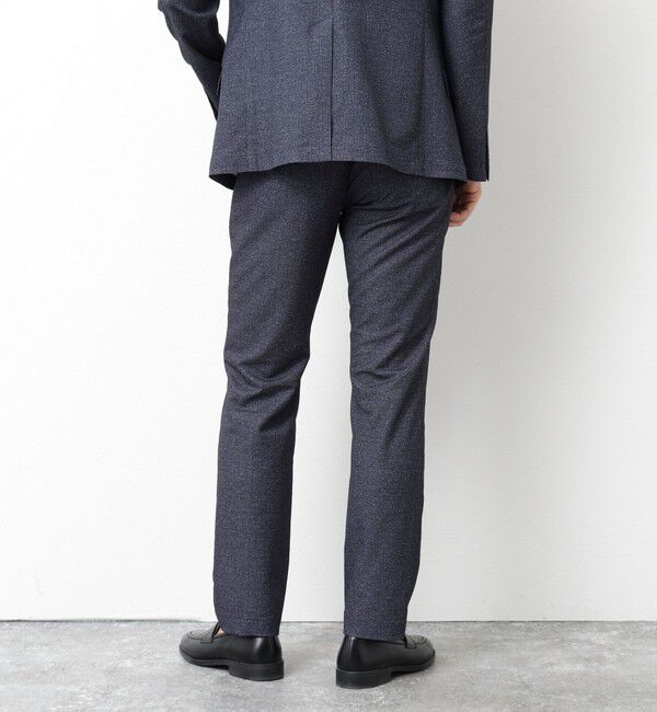 NOLLEY'S goodman「《ビジカジ/セットアップ対応》ドットサッカーストレッチパンツ 25SS」|チノ|