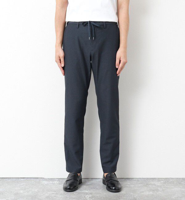 NOLLEY'S goodman「《ビジカジ/セットアップ対応》ドットサッカーストレッチパンツ 25SS」|チノ|