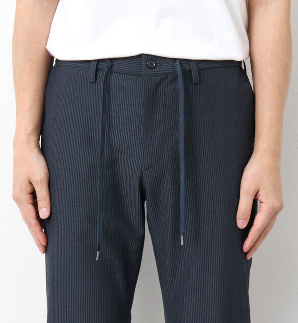 NOLLEY'S goodman「《ビジカジ/セットアップ対応》ドットサッカーストレッチパンツ 25SS」|チノ|