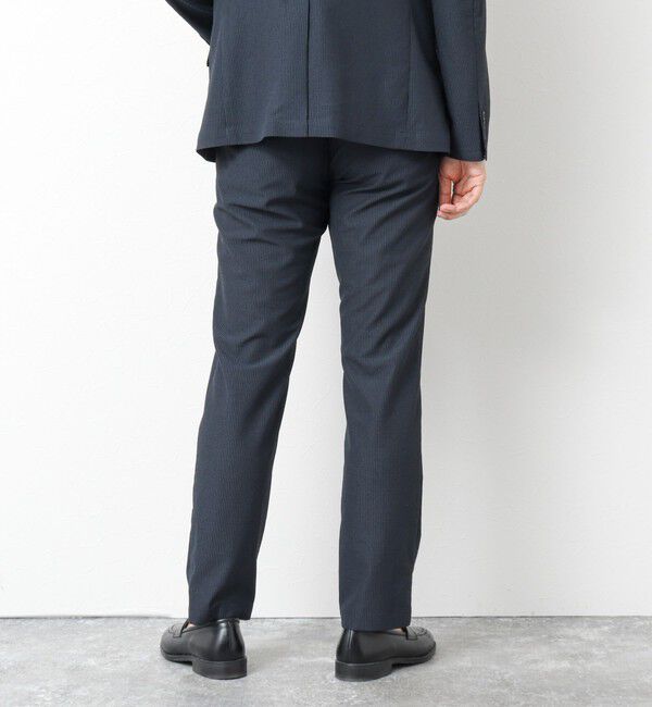 NOLLEY'S goodman「《ビジカジ/セットアップ対応》ドットサッカーストレッチパンツ 25SS」|チノ|