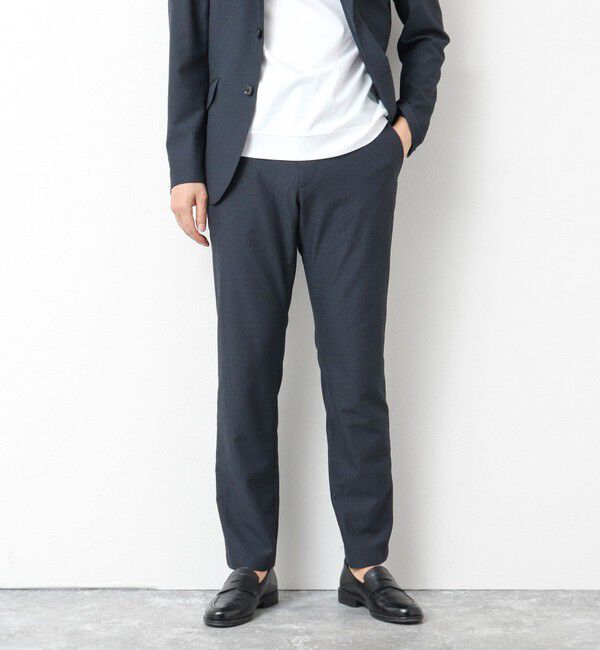 NOLLEY'S goodman「《ビジカジ/セットアップ対応》ドットサッカーストレッチパンツ 25SS」|チノ|