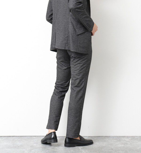 NOLLEY'S goodman「《ビジカジ/セットアップ対応》ドットサッカーストレッチパンツ 25SS」|チノ|