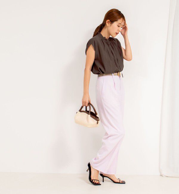 NOLLEY'S「フリル衿ブラウス」|シャツ・ブラウス|