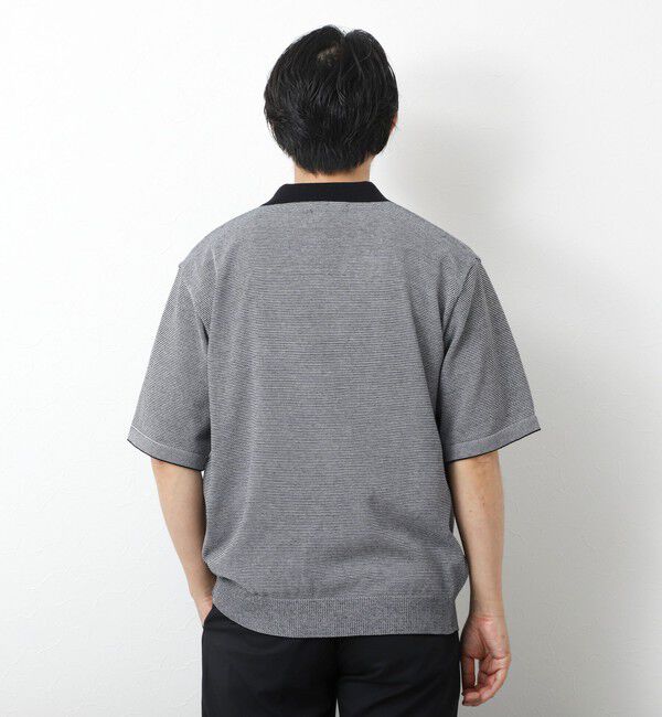 NOLLEY'S goodman「【SIX FUNCTIONS】ウォッシャブル コースボーダーニットシャツ 25SS」|ニット・セーター|