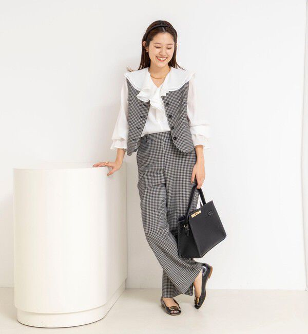 NOLLEY'S「《セットアップ対応》ウォッシャブルドビーストレッチパンツ」|その他|