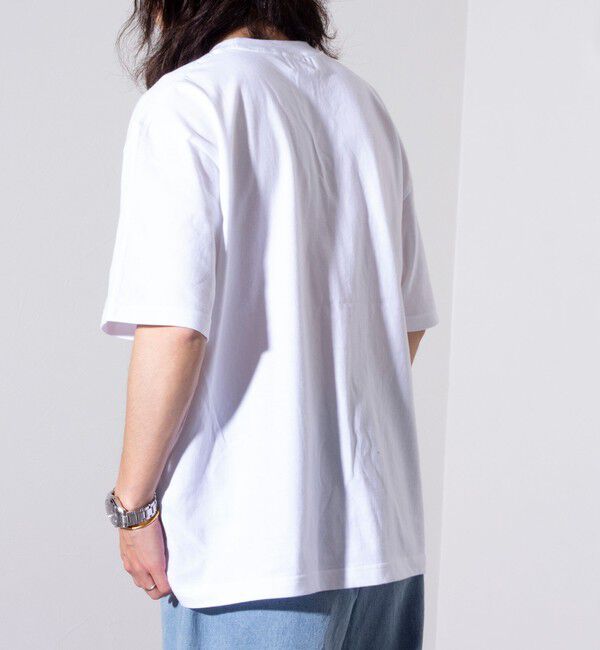 GLOSTER「【新柄追加】【GLOSTER/グロスター】DOG&CAT 犬猫プリントTシャツ」|Tシャツ・カットソー|