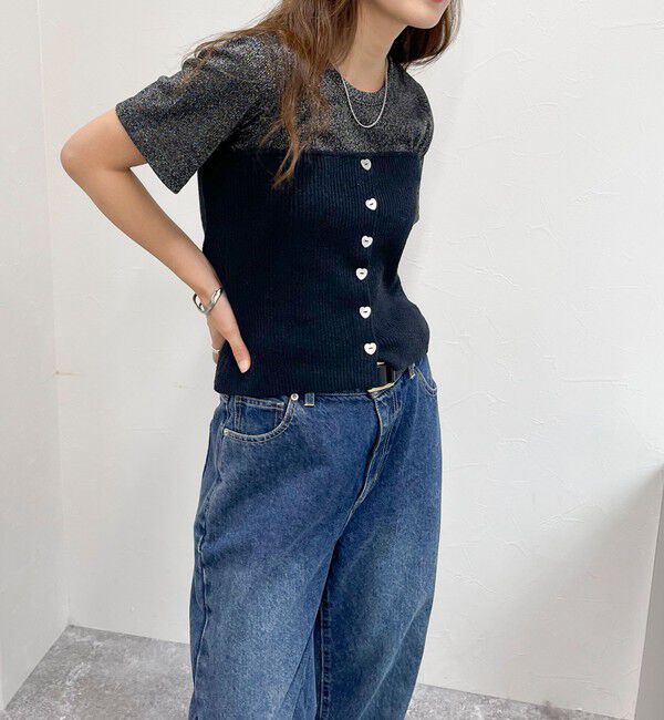 fredy emue「ハート釦ニットビスチェ」|ニット・セーター|