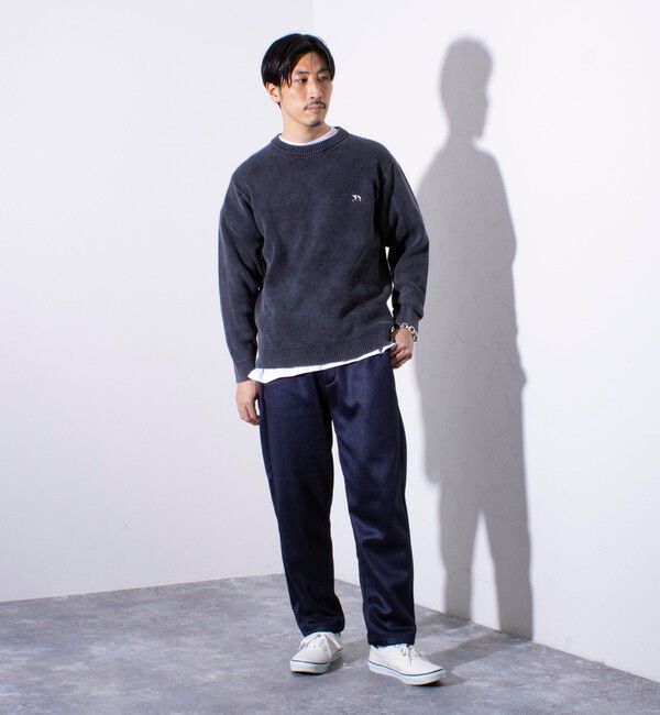 GLOSTER「【GLOSTER/グロスター】カチオンフリースボンディング イージーパンツ」|チノ|