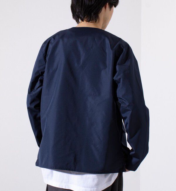 GLOSTER「【TAION/タイオン】ミリタリー Ripstop  リバーシブル Vネック Zip カーディガン」|ブルゾン・スタジャン|