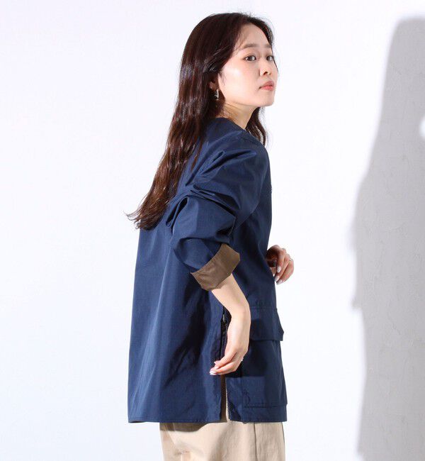 GLOSTER「【TAION/タイオン】ミリタリー Ripstop  リバーシブル Vネック Zip カーディガン」|ブルゾン・スタジャン|