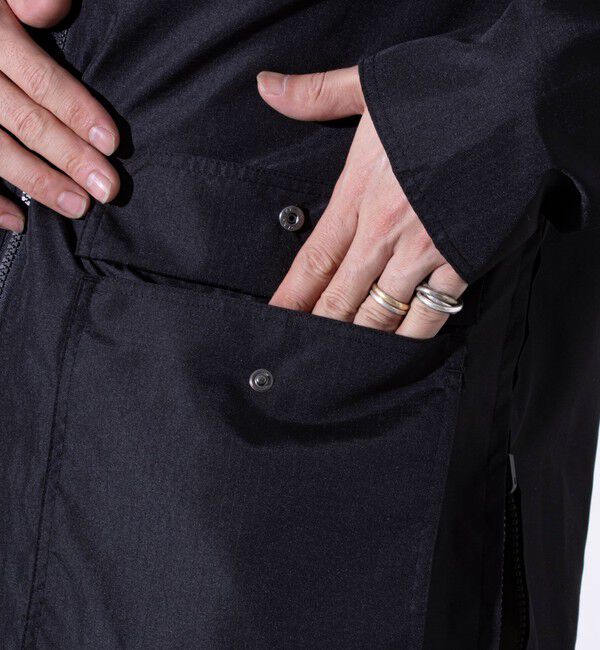 GLOSTER「【TAION/タイオン】ミリタリー Ripstop  リバーシブル Vネック Zip カーディガン」|ブルゾン・スタジャン|